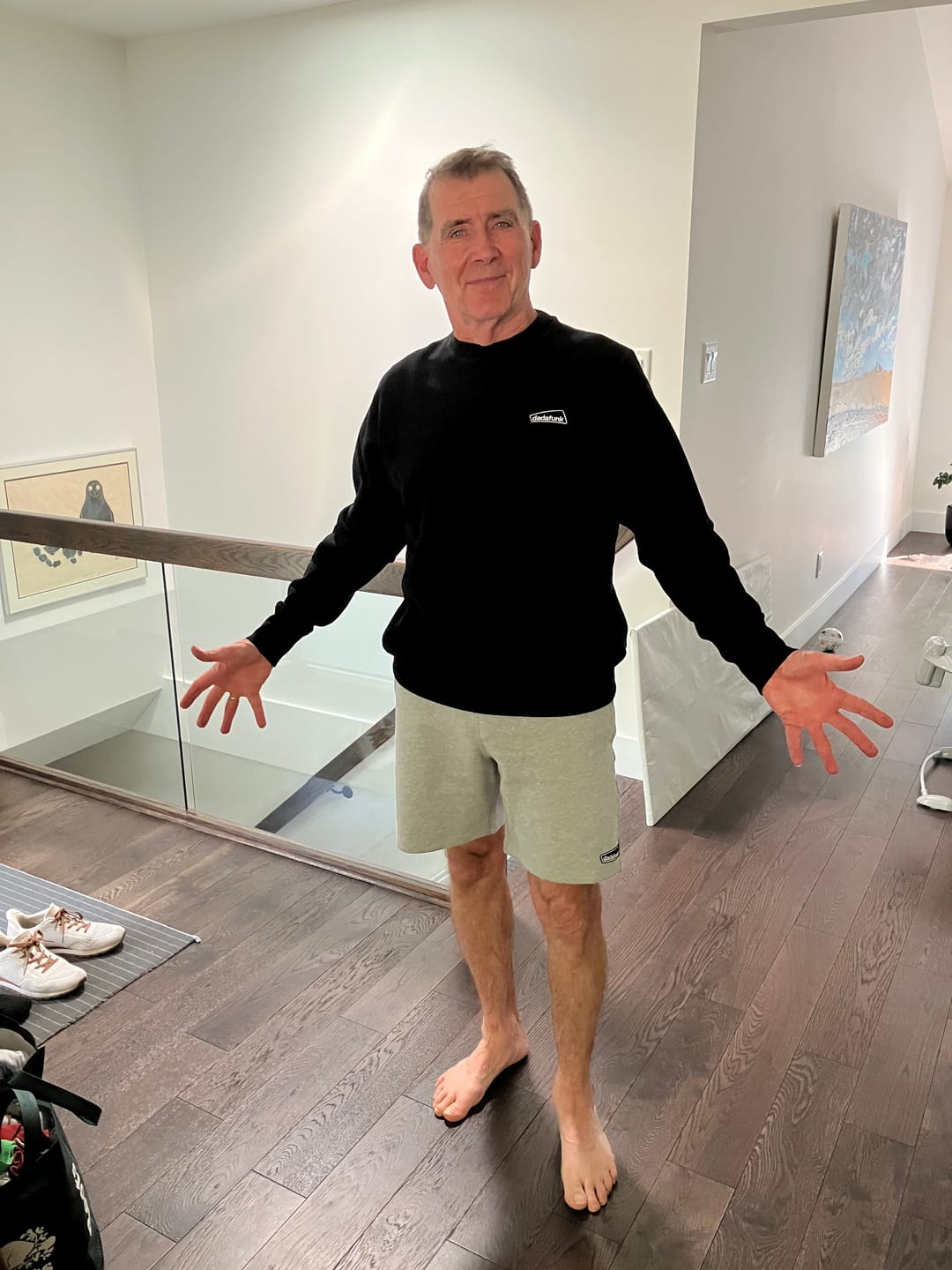 Customer photo review of GEO Athletic Shorts