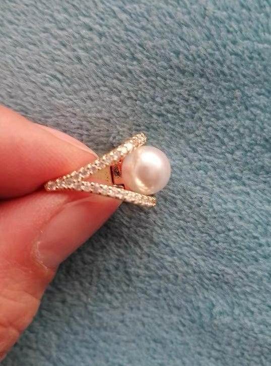 Customer photo review of Alma Earrings