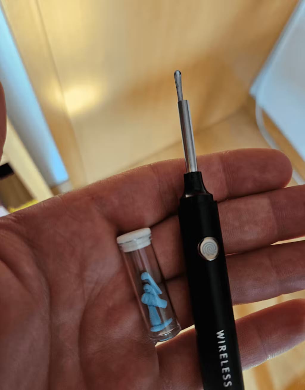 Customer photo review of אוזן קלין - מנקה אוזניים עם מצלמה
