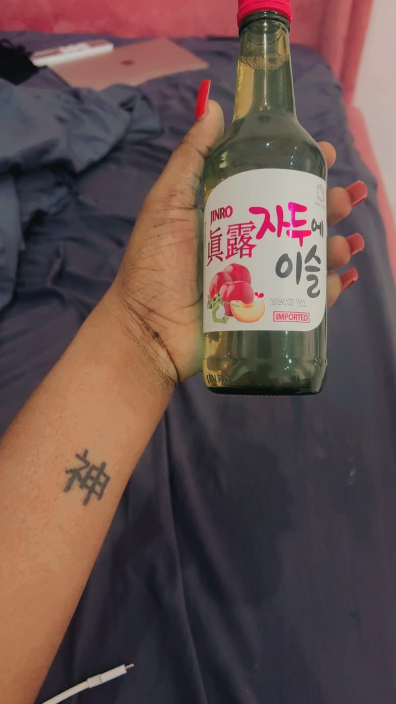 Customer photo review of Korean Soju (소주)