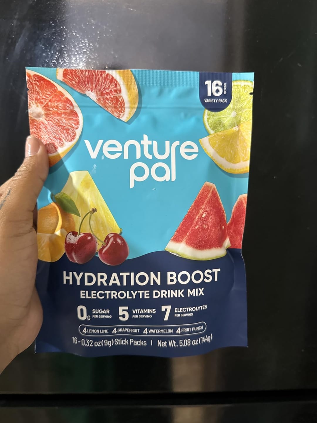 Customer photo review of Sugar Free Electrolyte Powder Packets