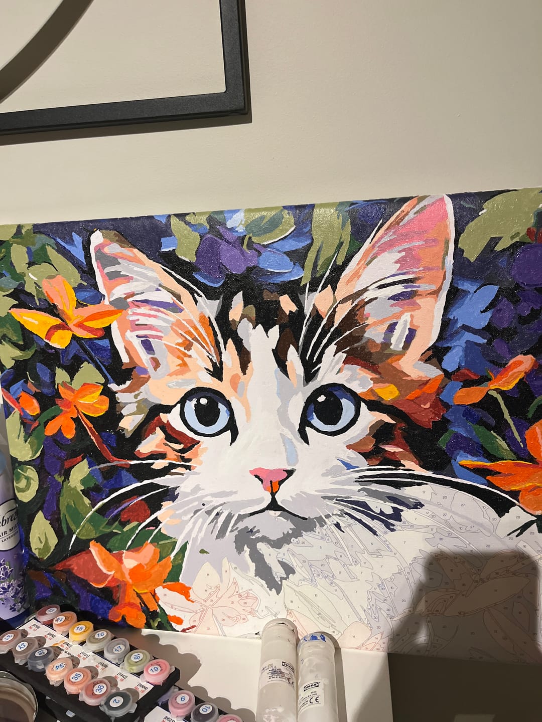 Customer photo review of Floral Whiskers Delight