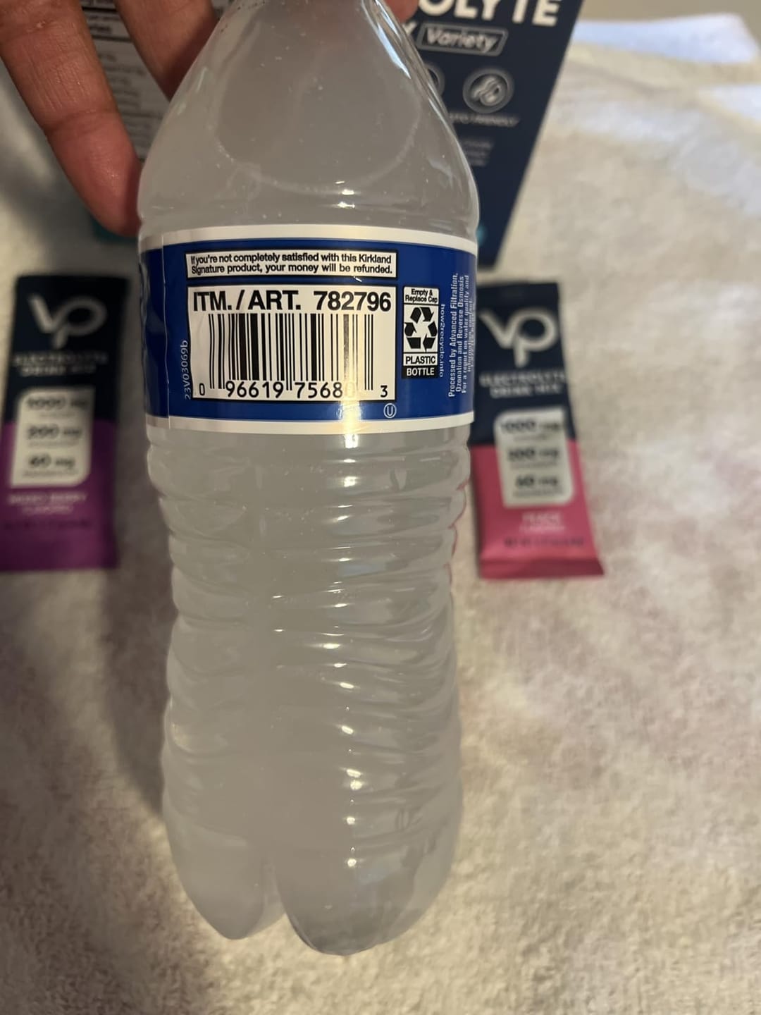 Customer photo review of High Sodium Sugar-Free Electrolyte Powder Packets - 16 Sticks