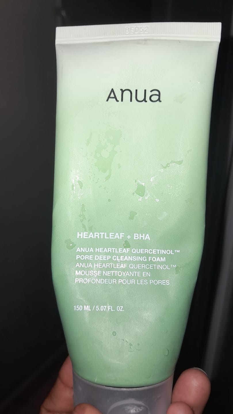 Customer photo review of Anua - Nettoyant - Heartleaf Quercetinol Pore Deep Cleansing Foam