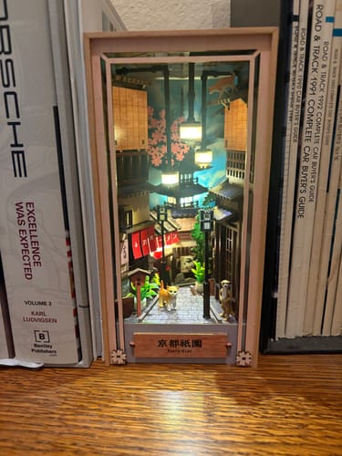 Customer photo review of Kyoto Gion Book Nook Kit