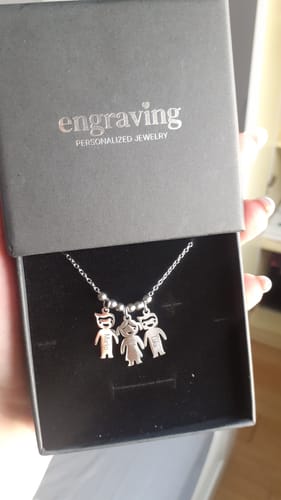 Customer photo review of Necklace: Family Bond