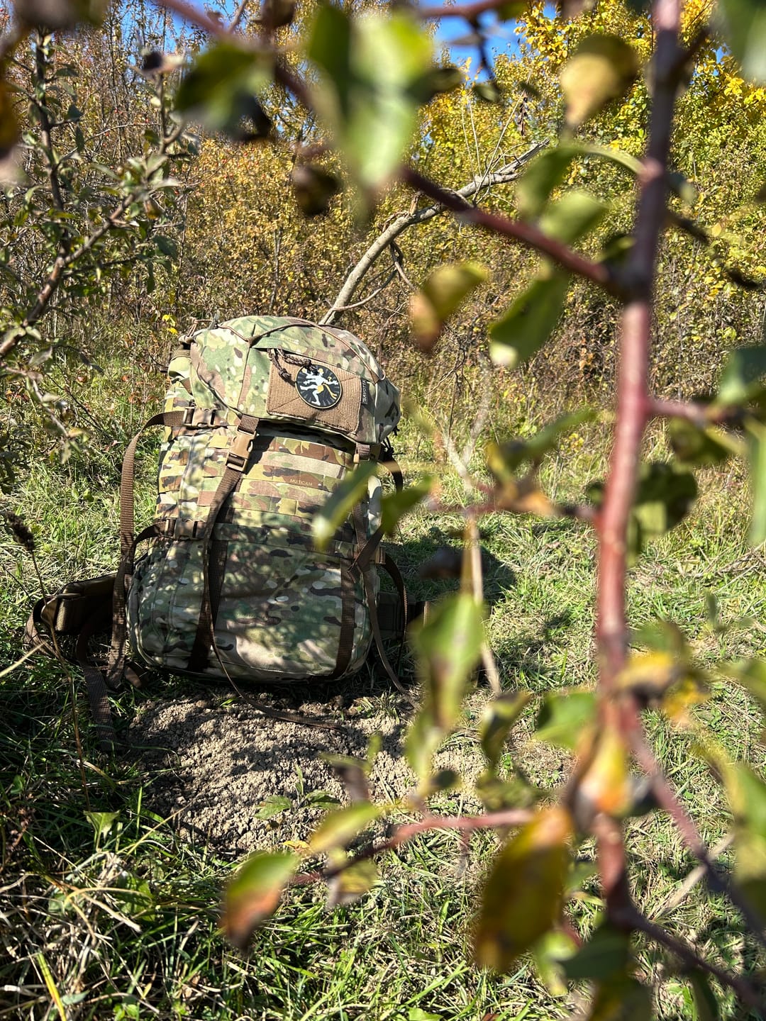 Customer photo review of Kantamus 60L, camo backpack