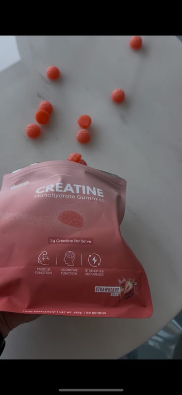 Customer photo review of Creatine Gummies - Pre-order | Ships ~30th Sept