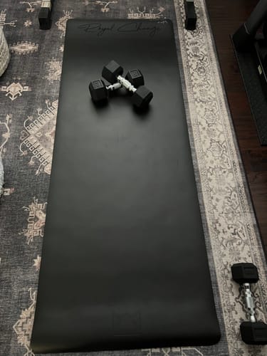 Customer photo review of Royal Change Yoga Mat | 5MM