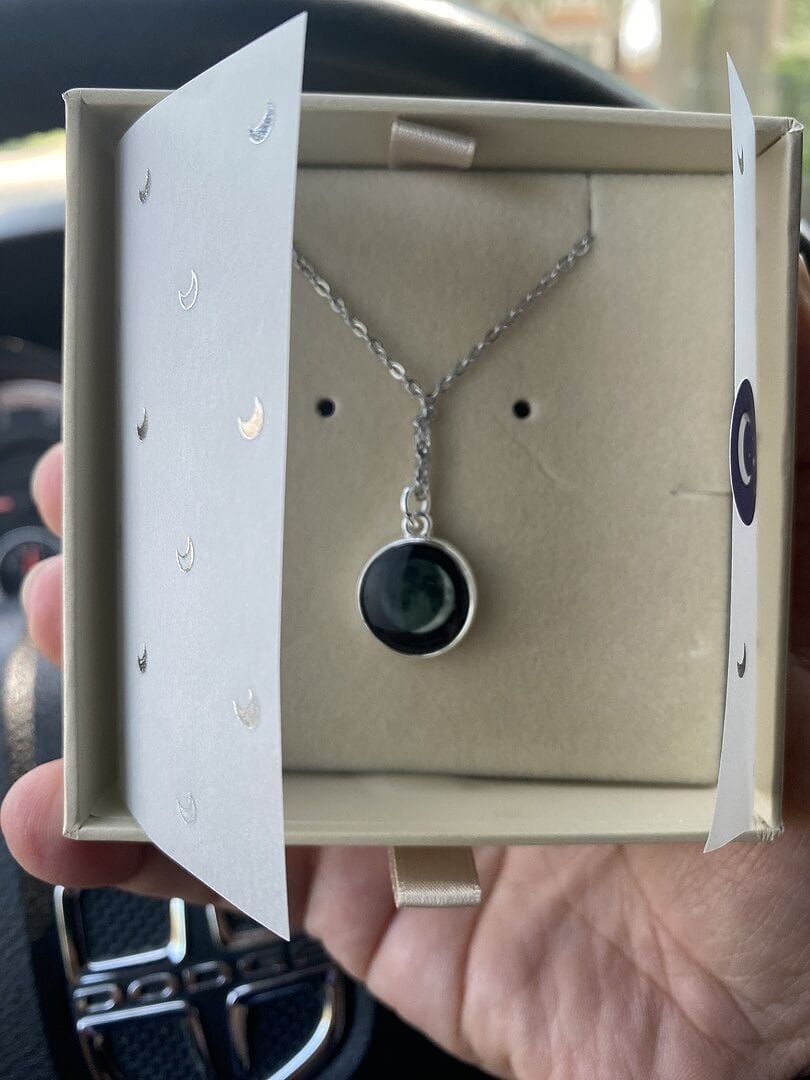 Customer photo review of Charmed Simplicity Necklace