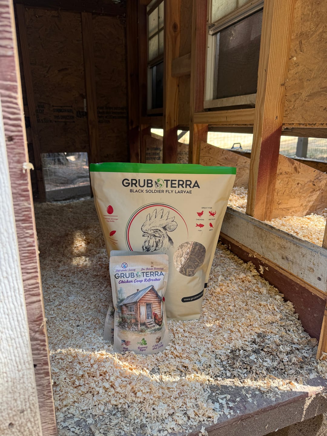 Customer photo review of GrubTerra Coop Refresher!!!