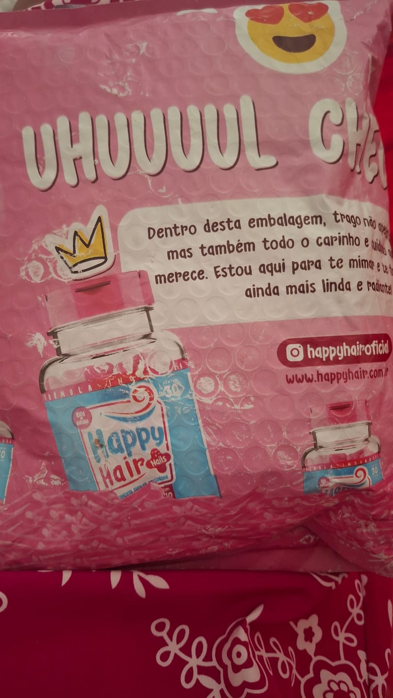 Customer photo review of Happy Hair 3 Potes Embaixadores