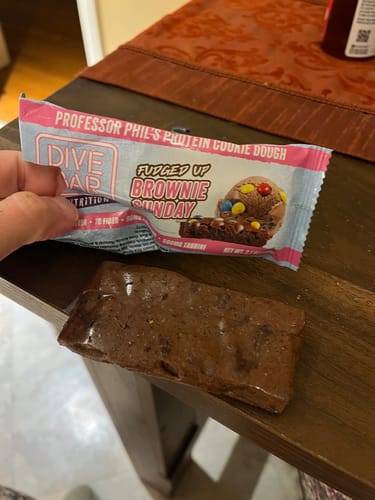 Customer photo review of Fudged Up Brownie Sunday - 6 bars