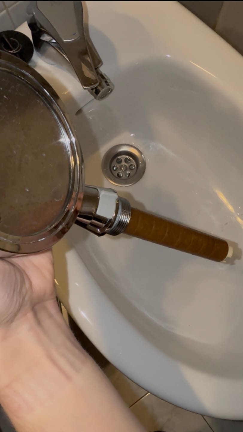 Customer photo review of Filtro de ducha de Vitacare Solutions