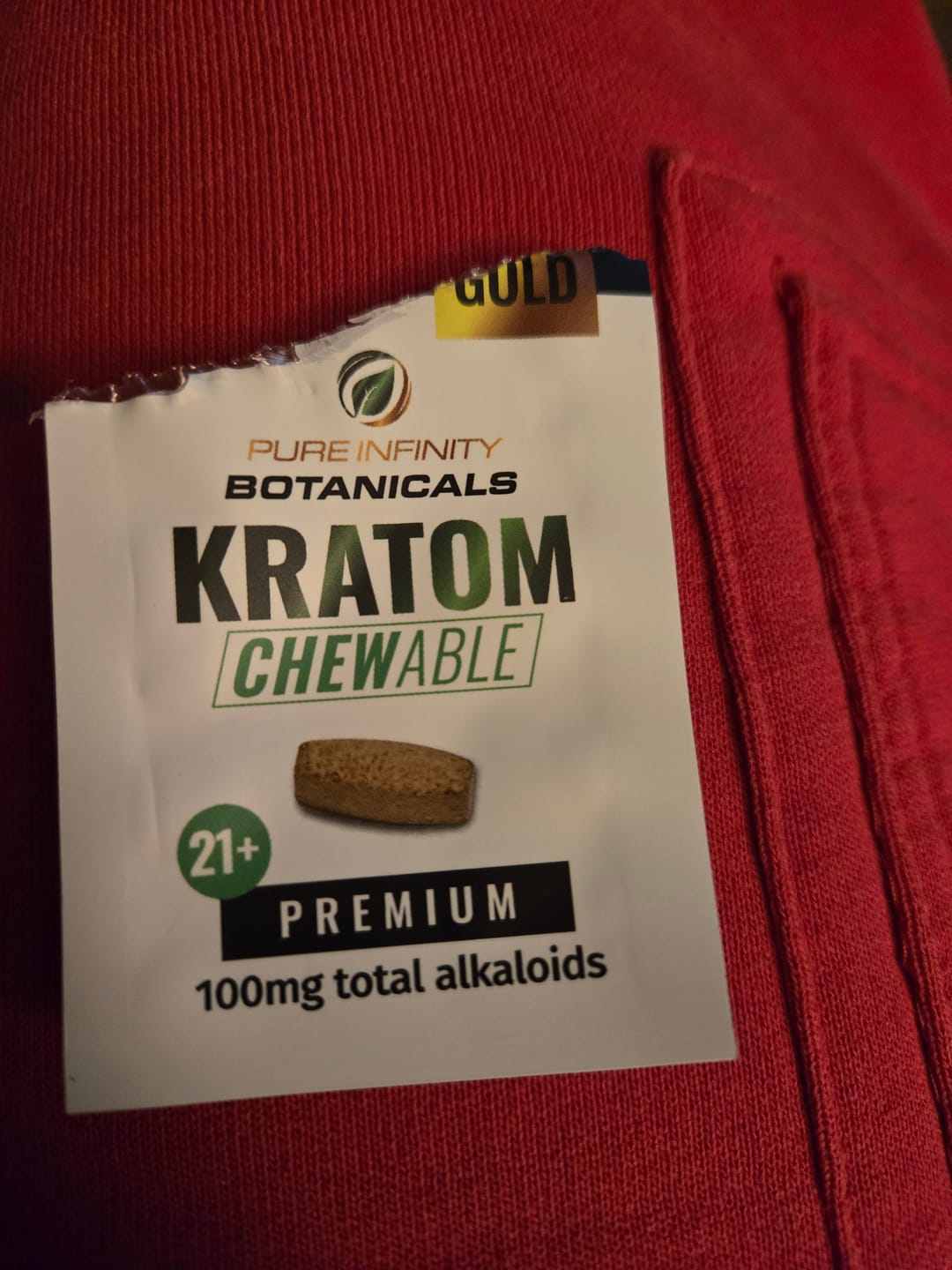 Customer photo review of PIB Chewable 45% Gold 6CT Jar-Single