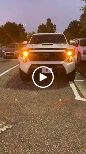 Customer video review of Toyota Logo Front Grille LED Dynamic Illuminated Emblem Compatible with ACC Radar