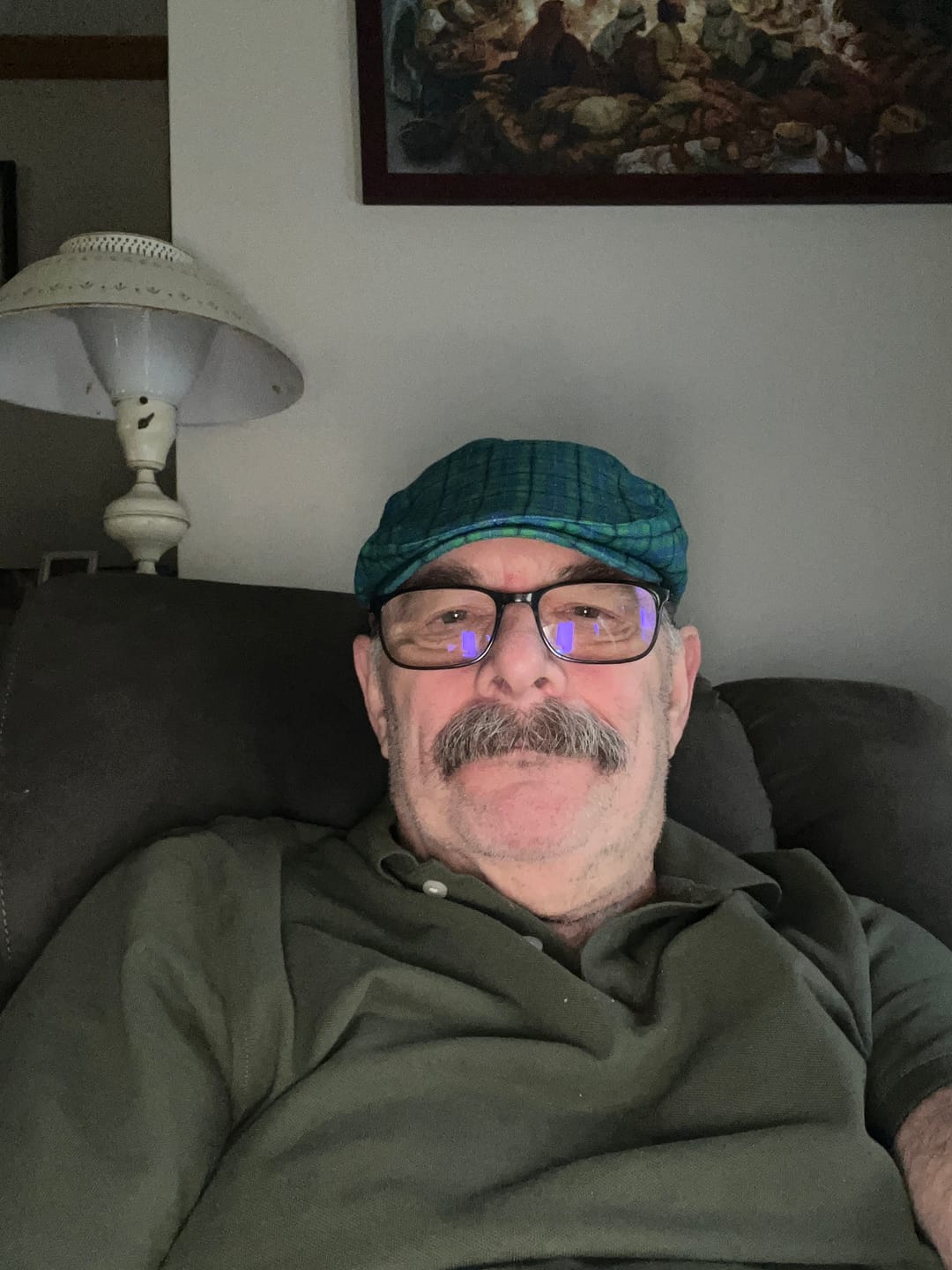 Customer photo review of Scottish Douglas Ancient Clan Tartan Flat Cap