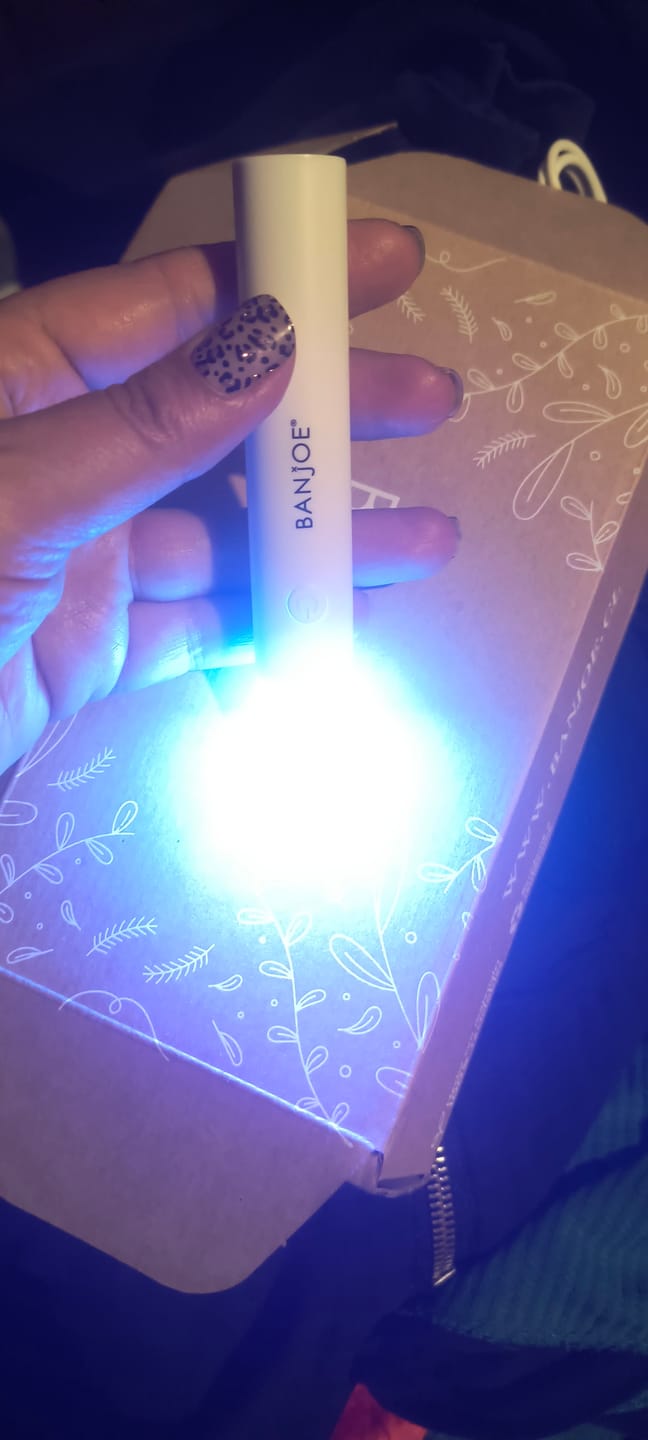 Customer photo review of Lámpara Inalámbrica UV LED