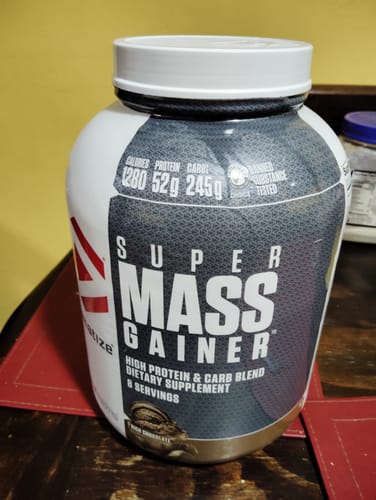 Customer photo review of Dymatize Super Mass Gainer Ganador de Masa 6 Lb