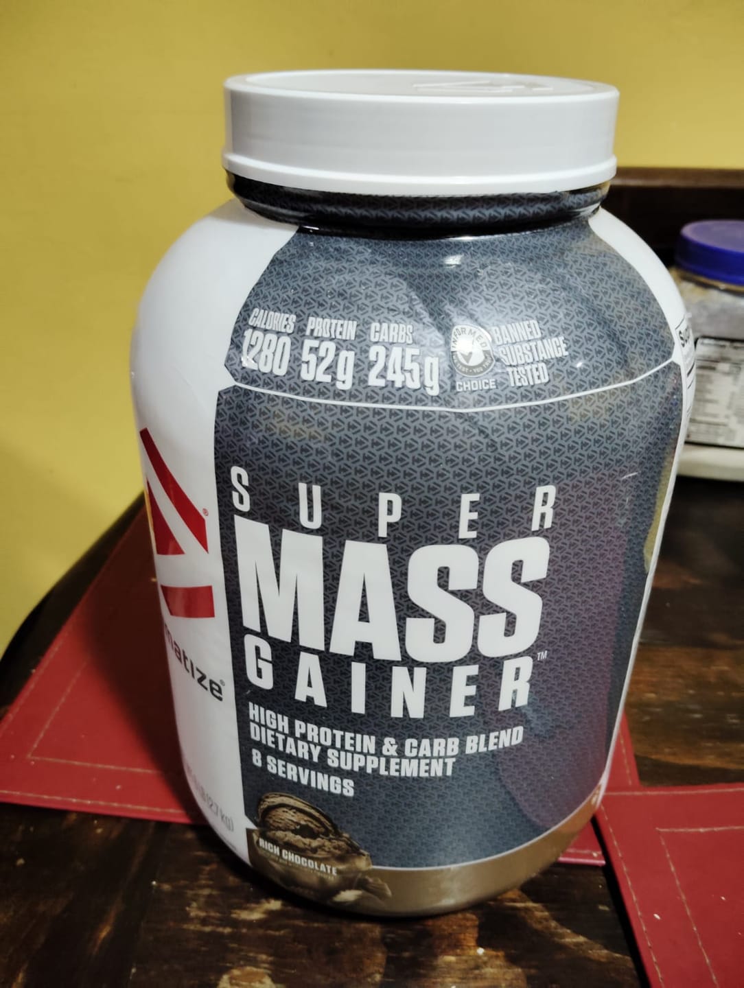 Customer photo review of Dymatize Super Mass Gainer Ganador de Masa 6 Lb