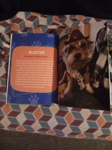 Customer photo review of Meet the Cutest Pets of Pupvote in the 2025 Photobook