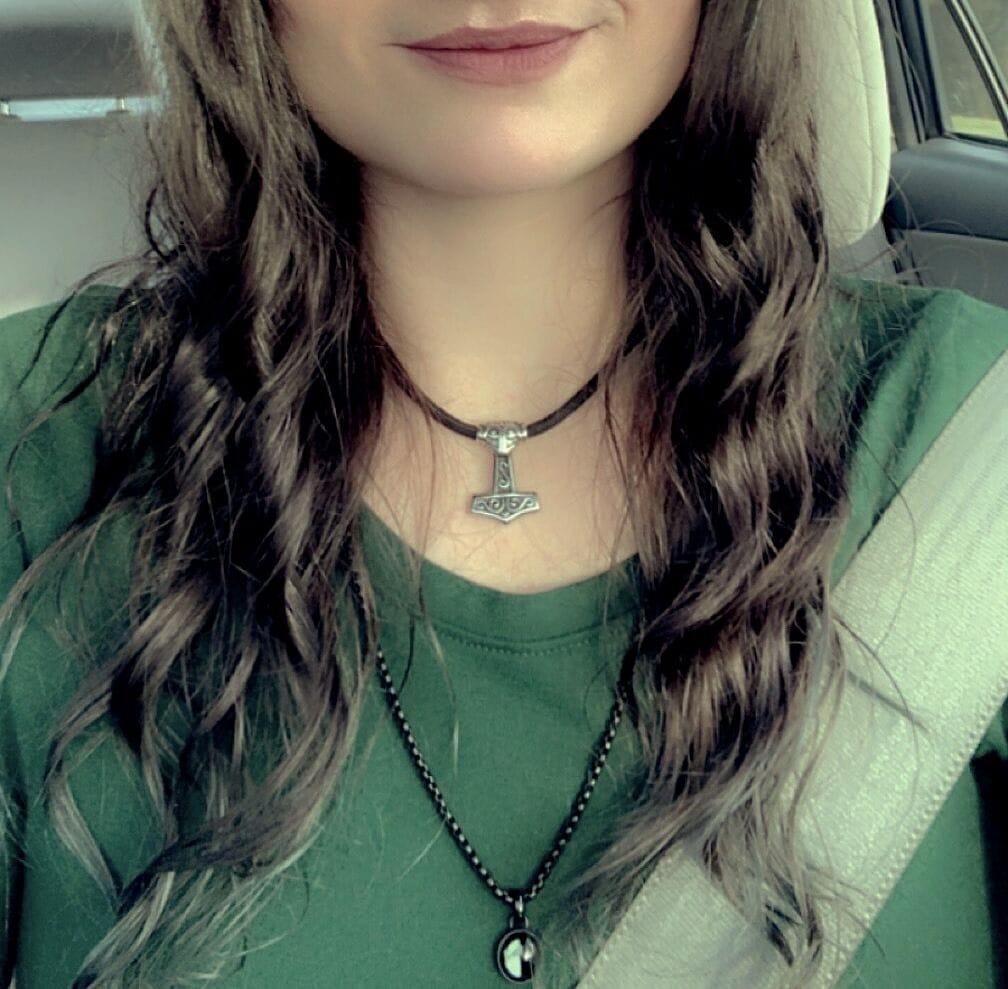 Customer photo review of The Orion Necklace
