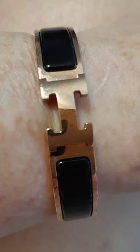 Customer photo review of H BLACK BRACELET