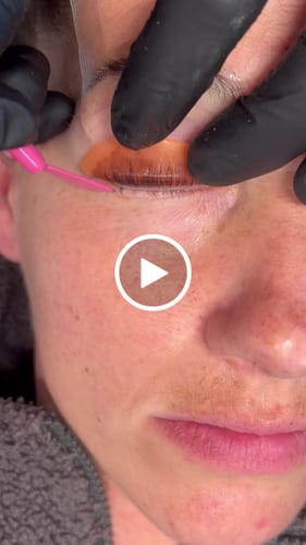 Customer video review of Lash Lift Precision Comb
