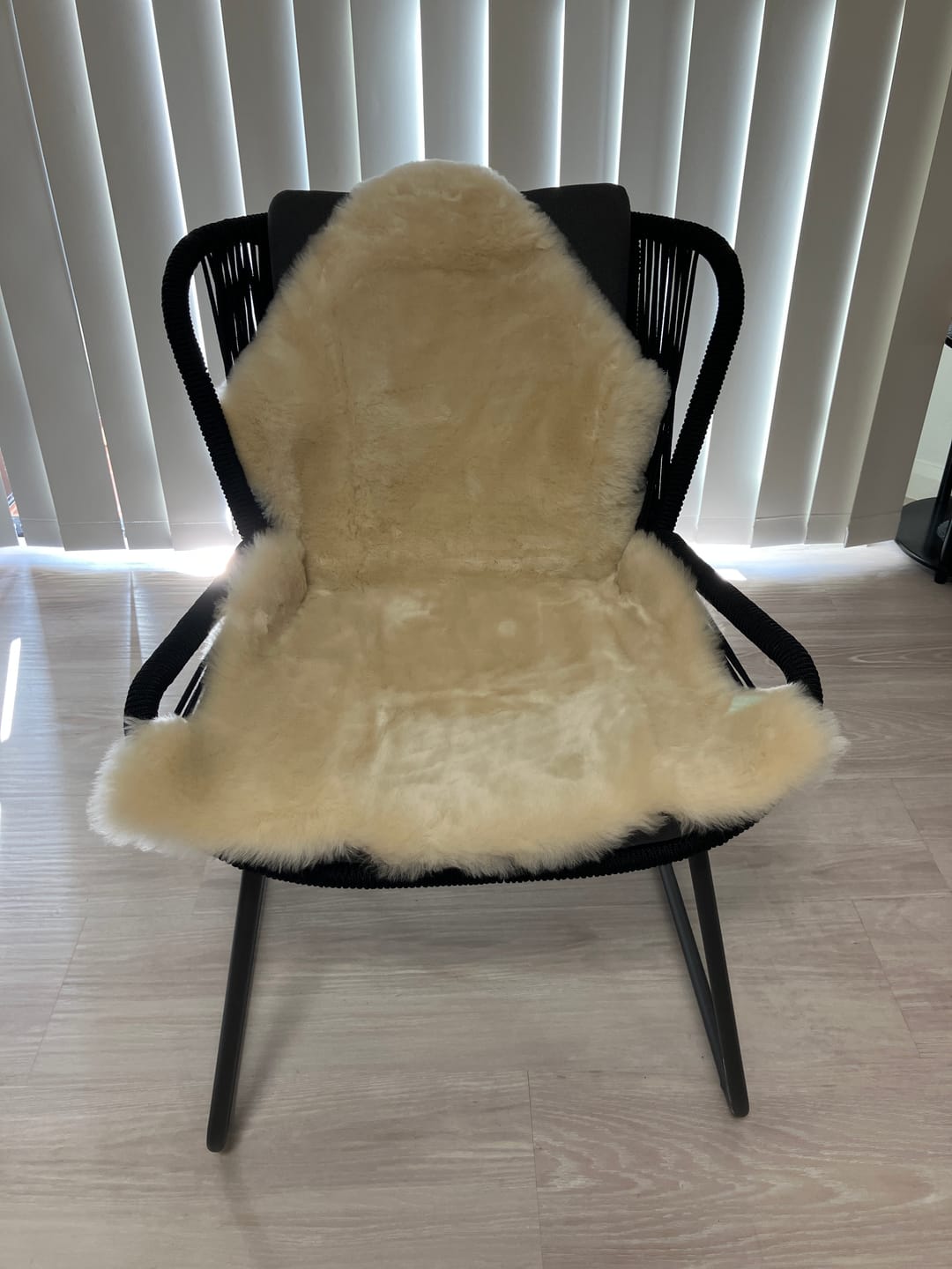 Customer photo review of Lambskin Baby Rug