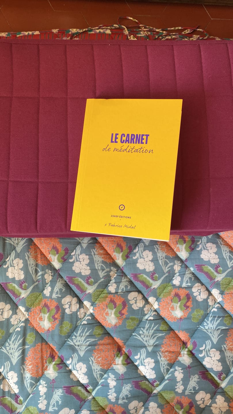 Customer photo review of Carnet de Méditation