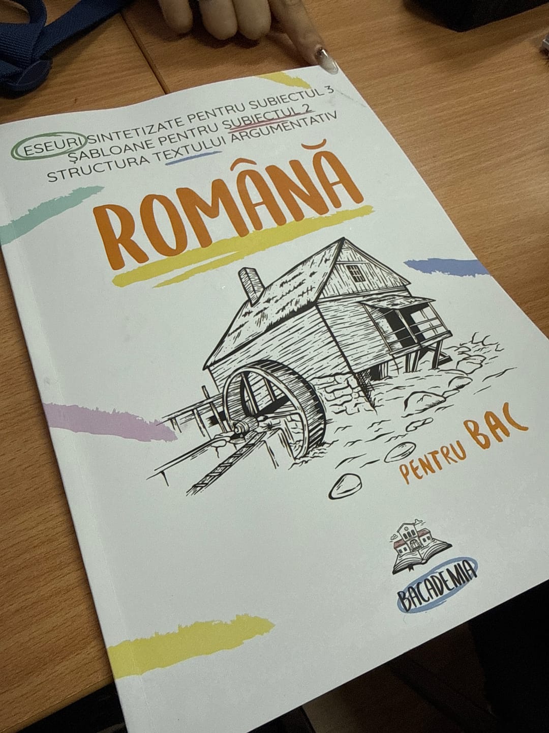 Customer photo review of Pachet Bacalaureat (Română + Matematică + Chimie Organică) Bacademia