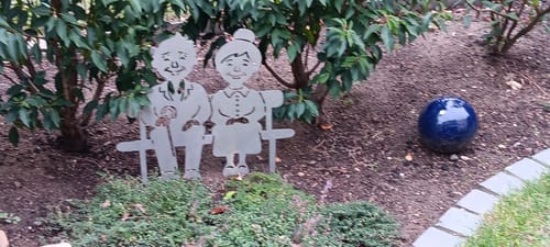 Customer photo review of Gartenstecker Oma & Opa