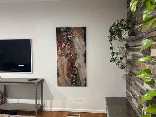 Customer photo review of Watersnakes II, 1907 by Gustav Klimt