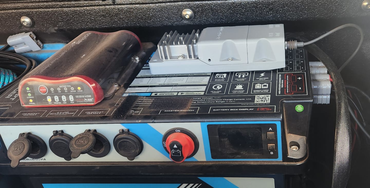 Customer photo review of Remote Control Operated Starlink Mini 12 Volt to 24 Volt Power Supply with Anderson Plug