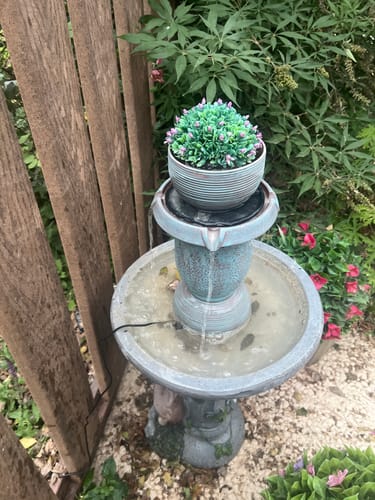 Customer photo review of Two Button Fountain Pump and Battery Compartment with Connection Port