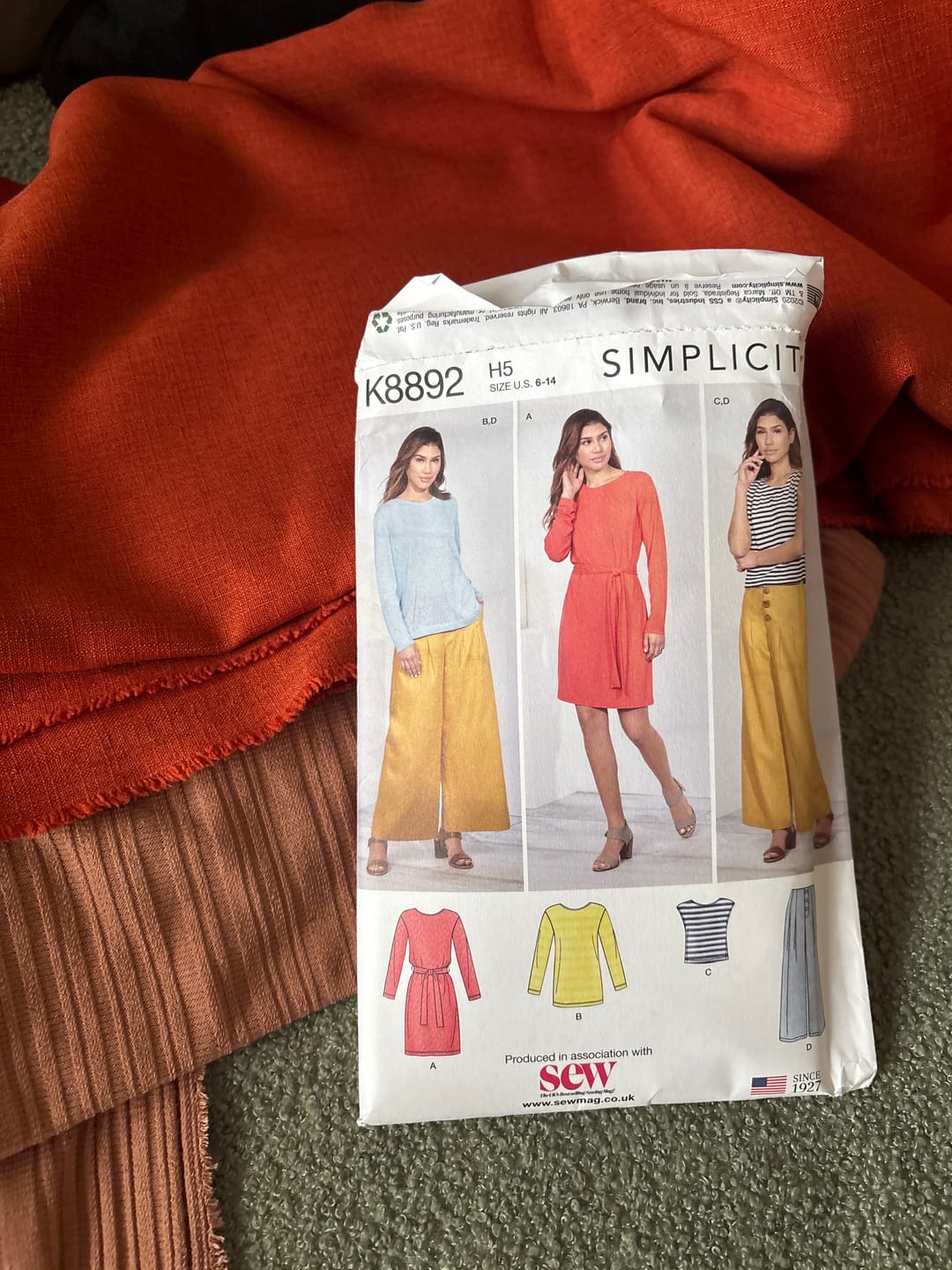 Customer photo review of Special Offer Linen Look Polyester Fabric
