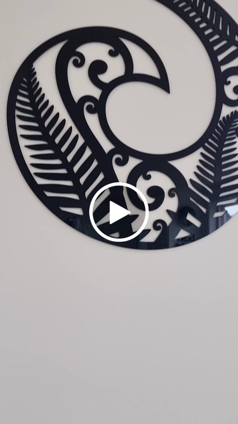 Customer video review of NZ Koru Wall Art