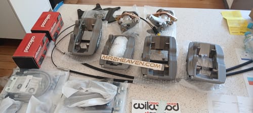 Customer photo review of MR2Heaven Ultimate Wilwood FRONT & REAR Big Brake Bundle Kit - 1991-1998 MR2