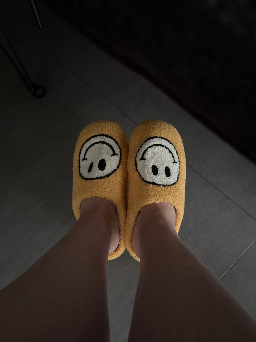 Customer photo review of Happy Face Slippers