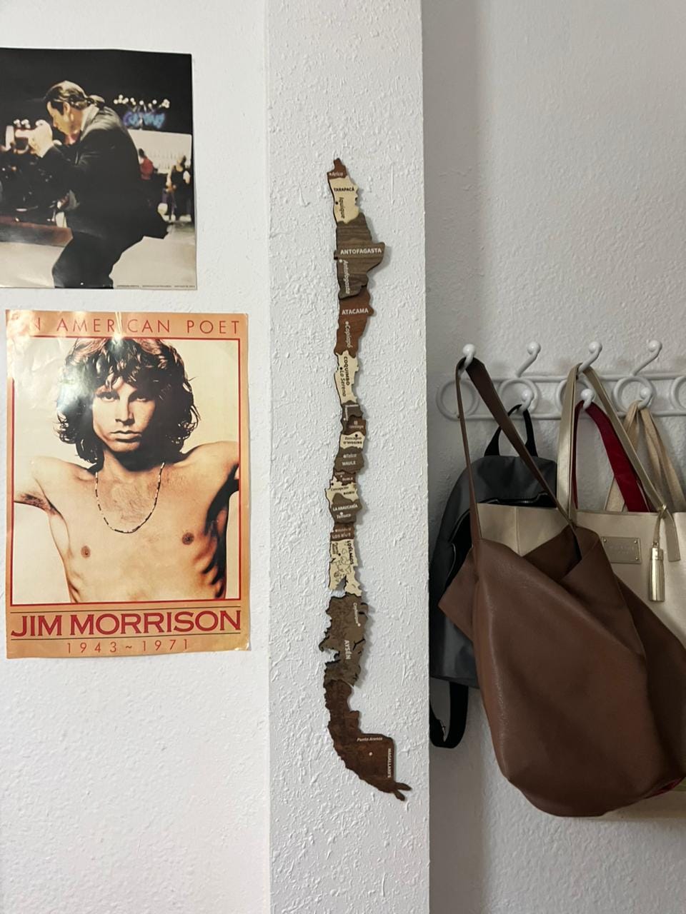 Customer photo review of Wooden Map of Chile - 3D and Multicolor - Home and Office Decor