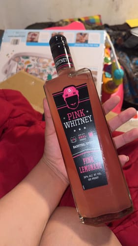 Customer photo review of Barstool Sports Pink Whitney Vodka