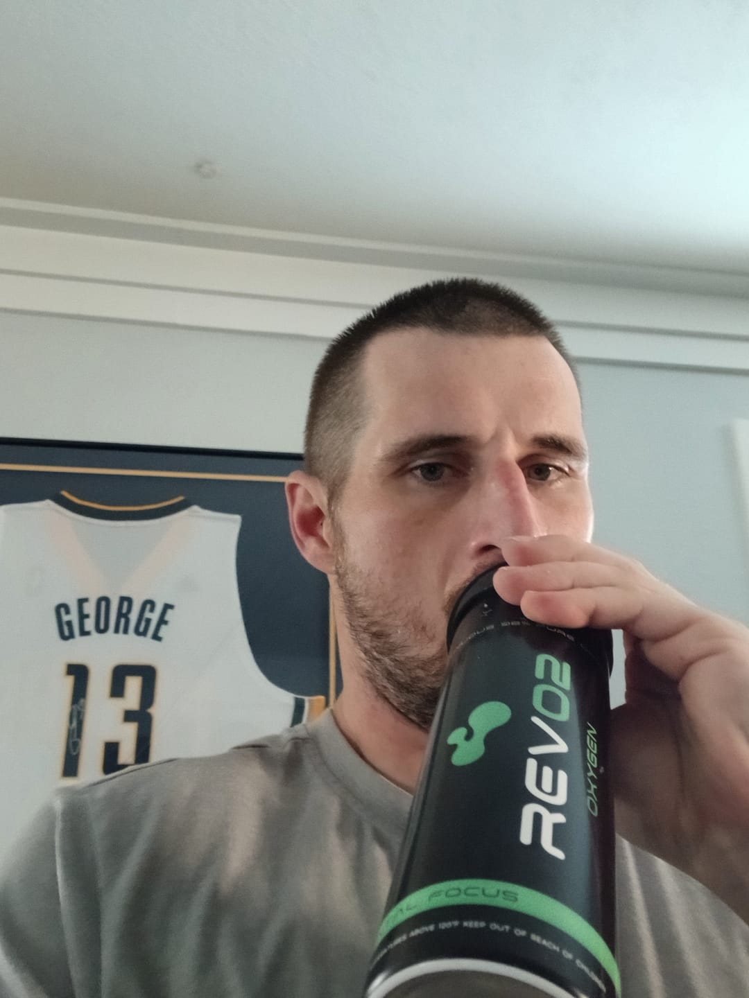 Customer photo review of Eucalyptus Infused 98% Pure Oxygen