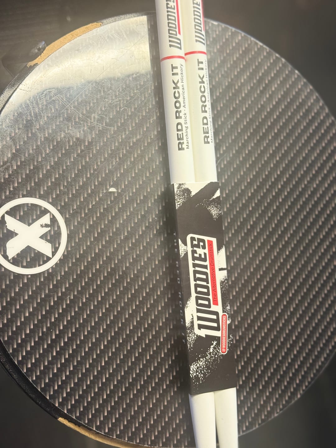 Customer photo review of American Hickory Red Rock It Marching Sticks