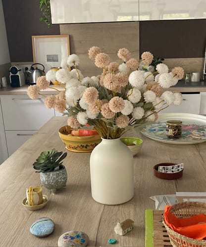 Customer photo review of Casa vase - Blanc mat