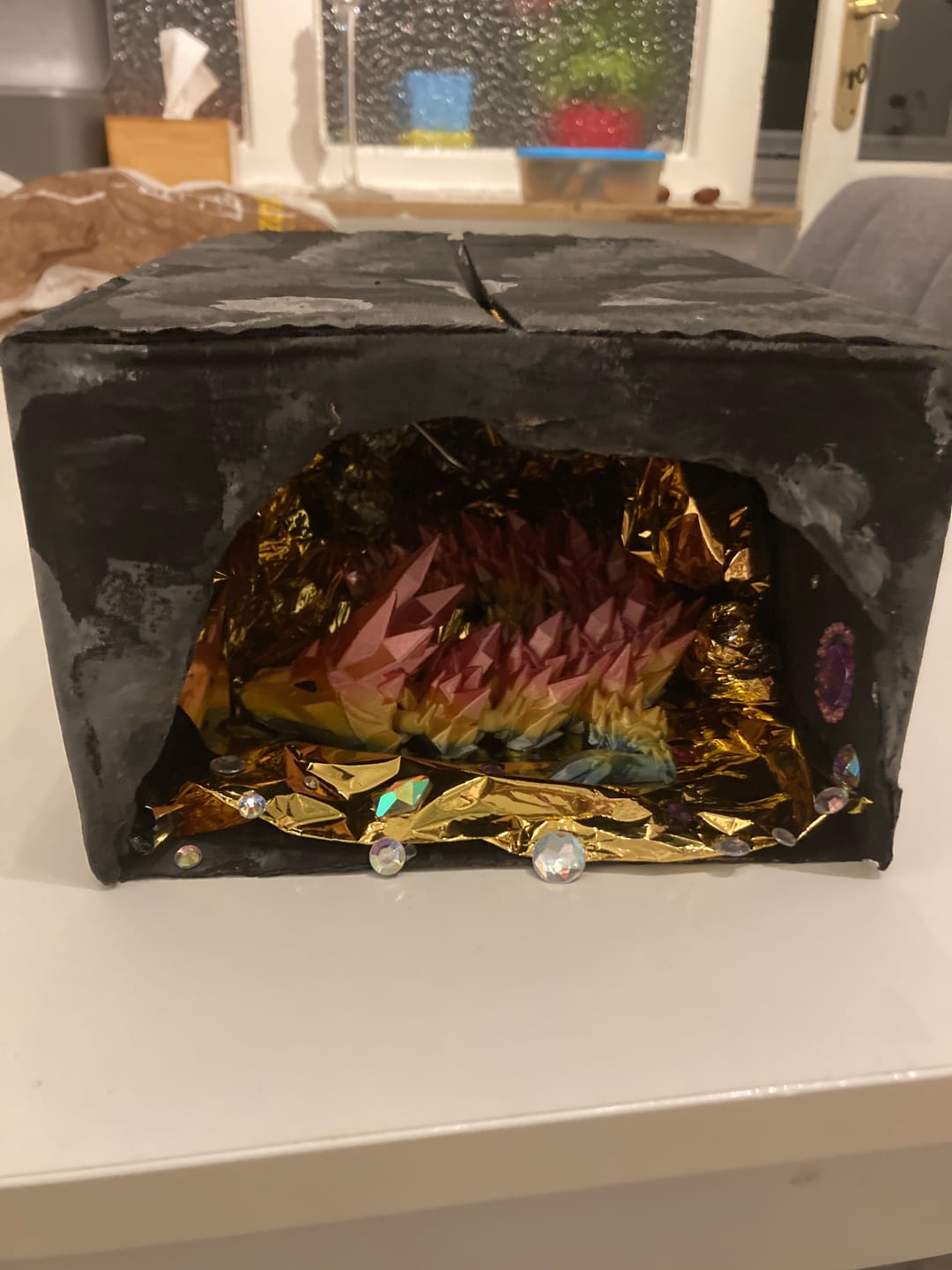Customer photo review of Crystal Drache | Beweglicher Drache
