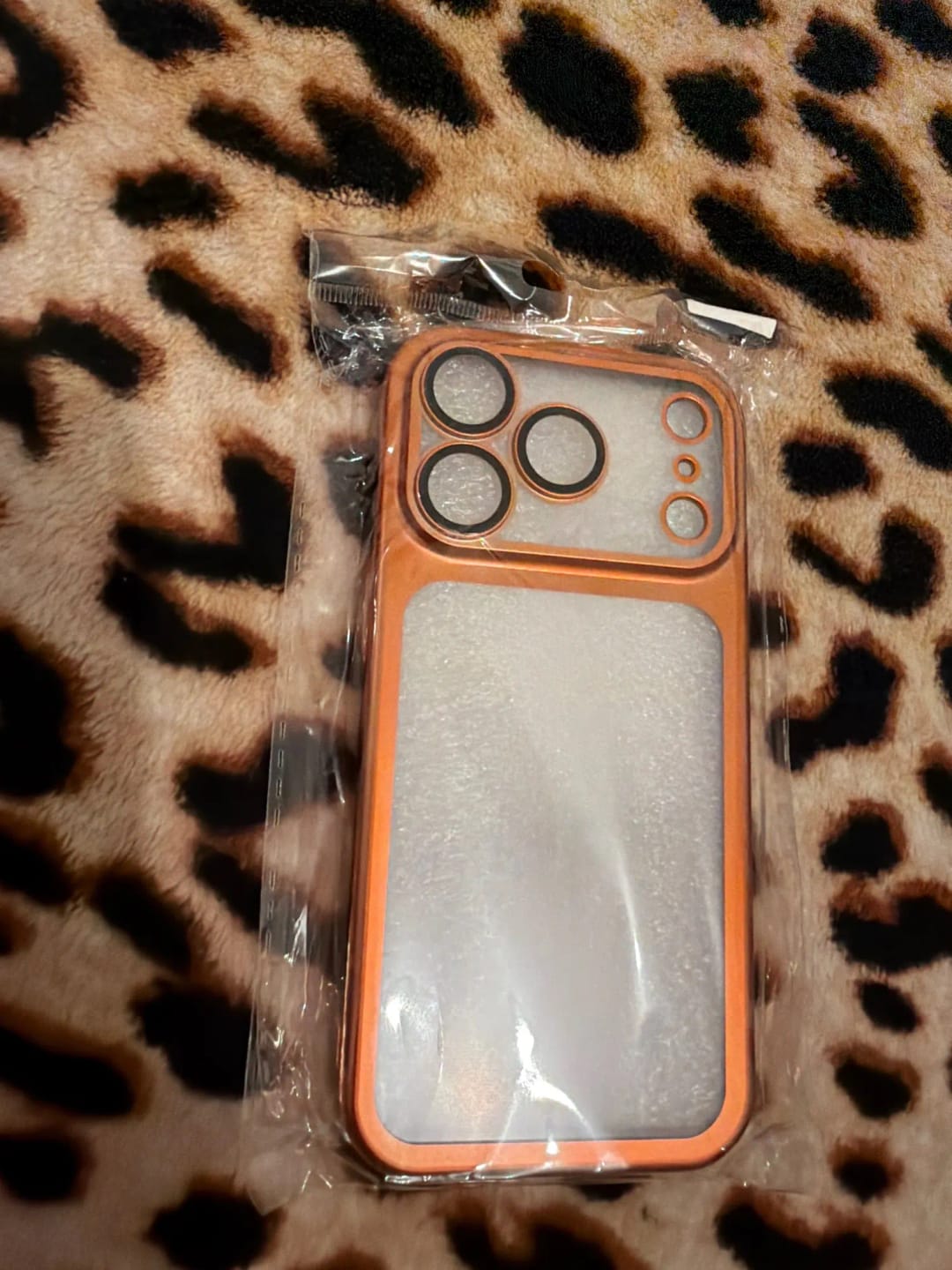 Customer photo review of LuxuryKase Hybrid Frosted Clear Case | Matte Hard Back Cover | Metallic Frame | Shockproof Slim Design | Anti-Fingerprint | In-Built Camera Lens Protection For iPhone