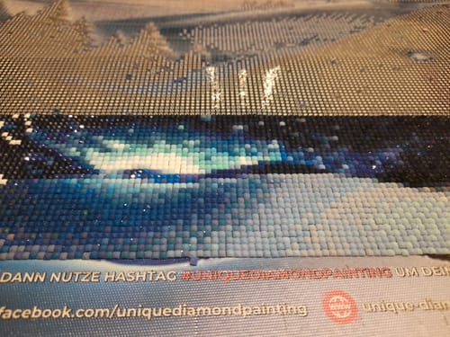 Customer photo review of 5D Diamond Painting – Magic Crystal Apple