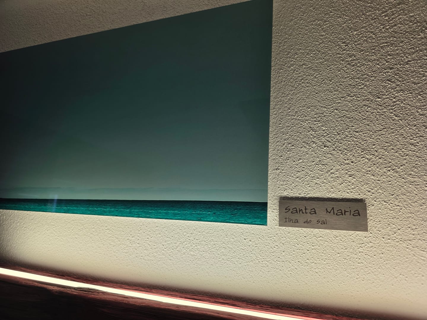 Customer photo review of V2A Edelstahlschild in verschiedenen Größen, individuell personalisierbar.