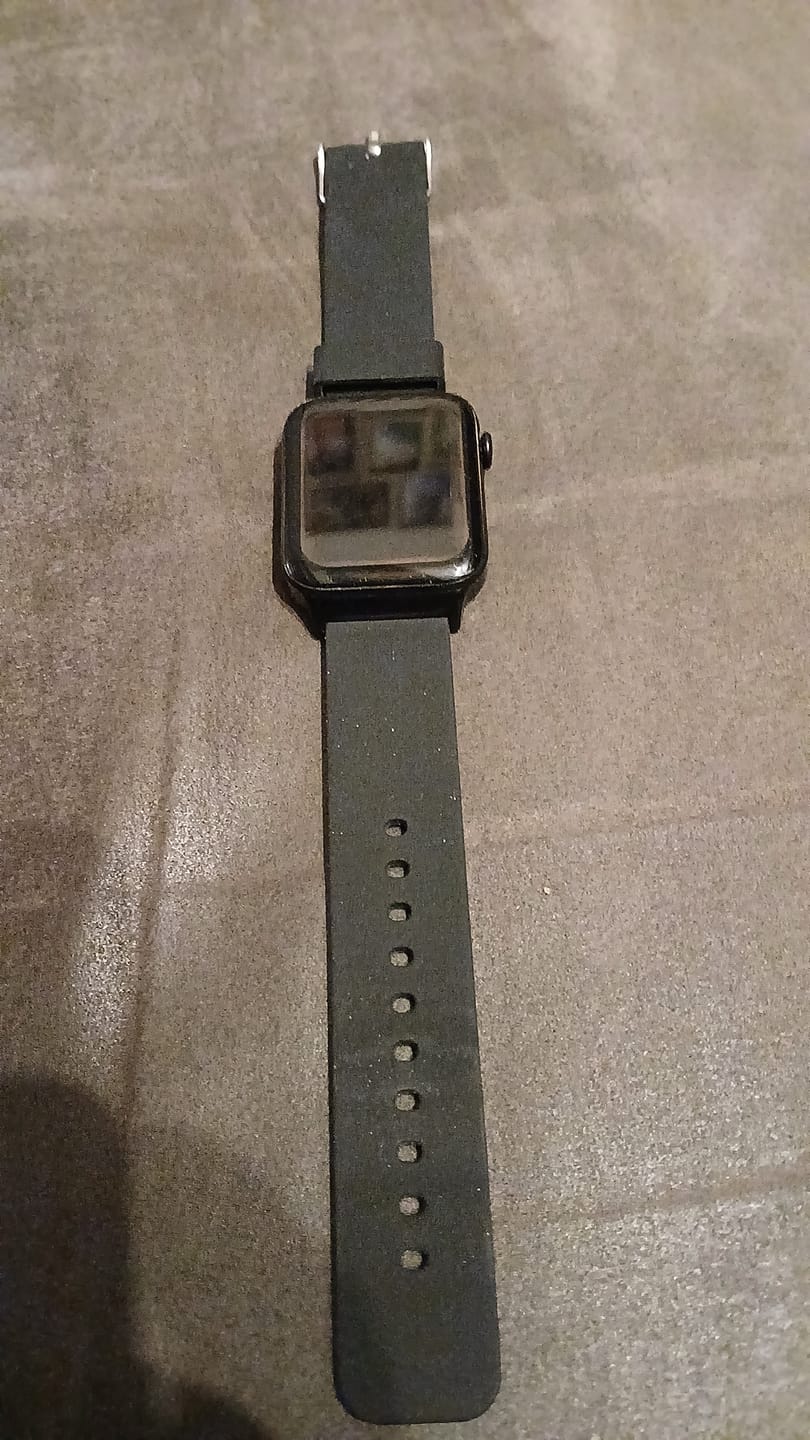 Customer photo review of Bracelet Montre Silicone