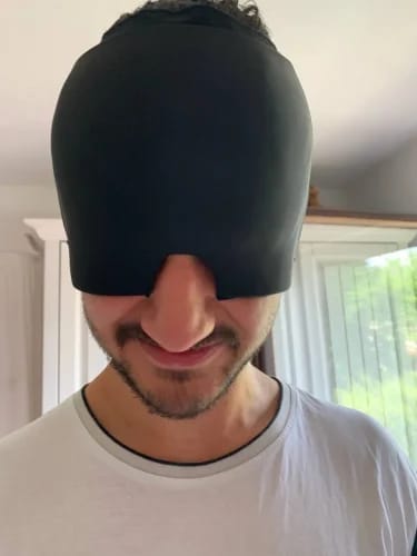 Customer photo review of Anti-Migräne-Haube Komfort +